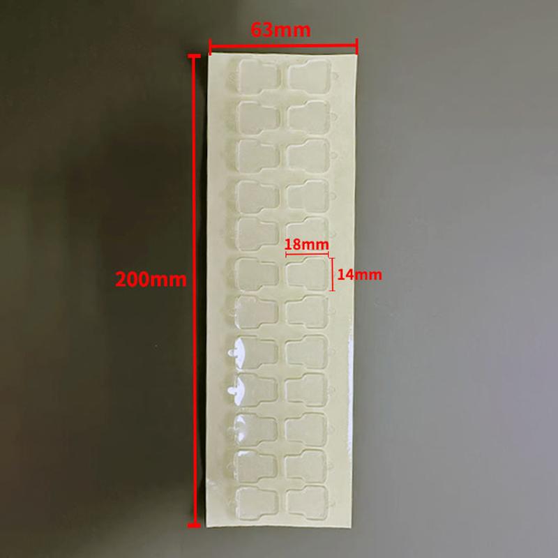 2 Pcs Model Same Nano Adhesive Doll Ornament Nano Double Sided Tape Transparent High Viscosity Strong Fixed Patch
