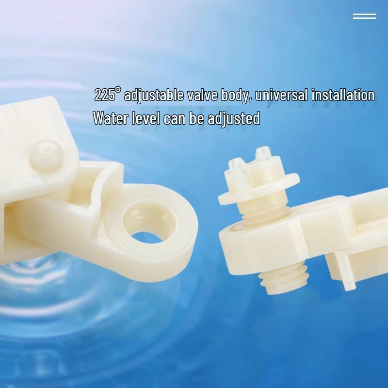 Adjustable Plastic Float Valve for Household Water Tank, Fish Tank, Glass Water Tower, Pond, and Car Wash.
