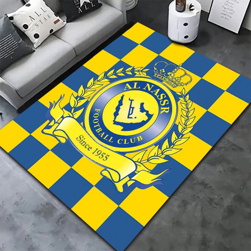Al-Nassr Carpet Rug for Living Room Bedroom Home Sofa Decoration,Kids play Non-slip Floor Mat