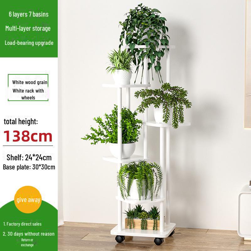 Cross-Border Multi-Layer Indoor Flower Rack for Living Room or Balcony
