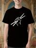 Funny Drum Graphic Tshirt - Black Band Tee with Drumstick...