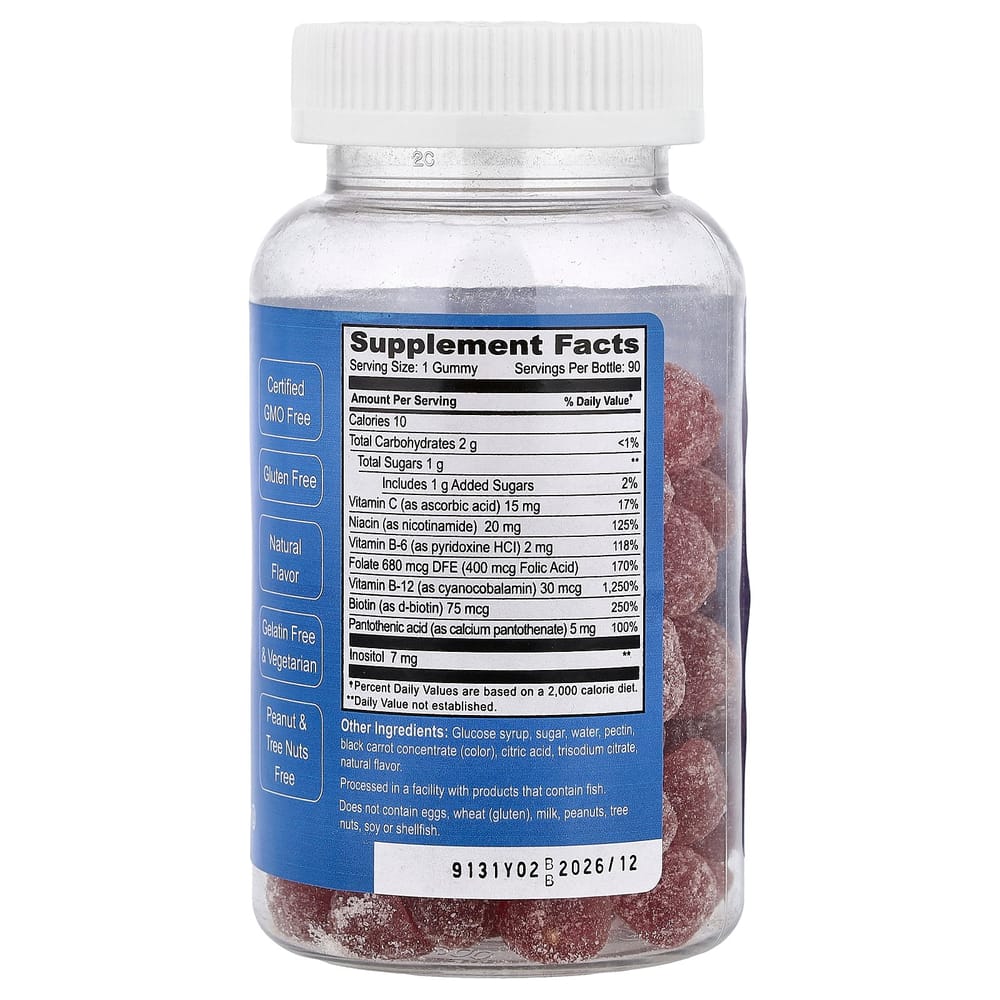 Doctors Finest Vitamin C & B Complex Strawberry Gummies, 90 Count