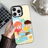 Anime P-ponyo Phone Case Matte Colored Silver For Iphone 17 16 15 14 Pro 13 12 Air Plus 11 7 8 Max Luxury Cover