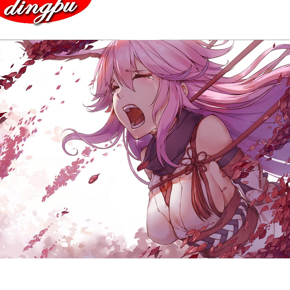 5D DIY Round Full Round Diamond Painting Anime Diamond Embroidery Complete Home Decorative Gift