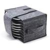 Portable Foldable Plates Storage Bag Thicken Lightweight Felt Storage Bag with Handle Dish Cup Storage Bag Kitchen
