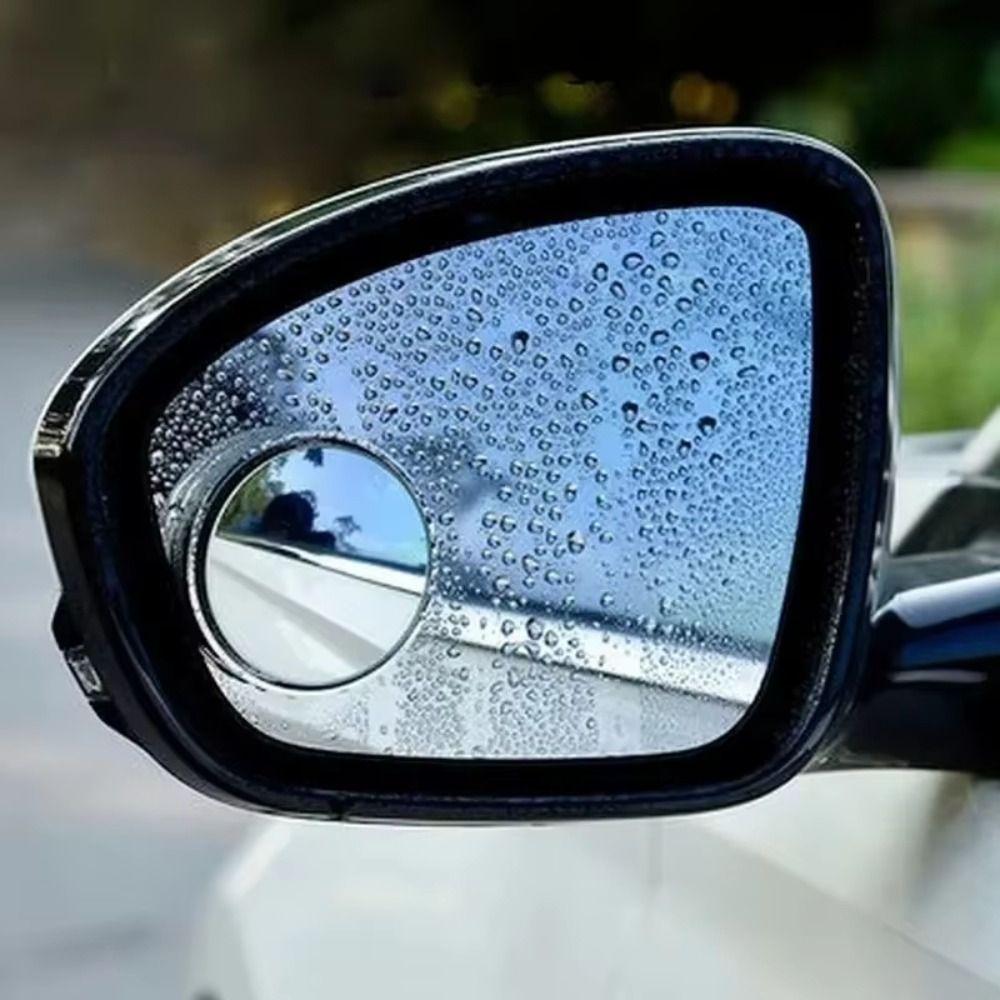2pcs 360 Degree Adjustable Blind Spot Mirror Universal Fit Wide Angle Mirror  Driving Safety