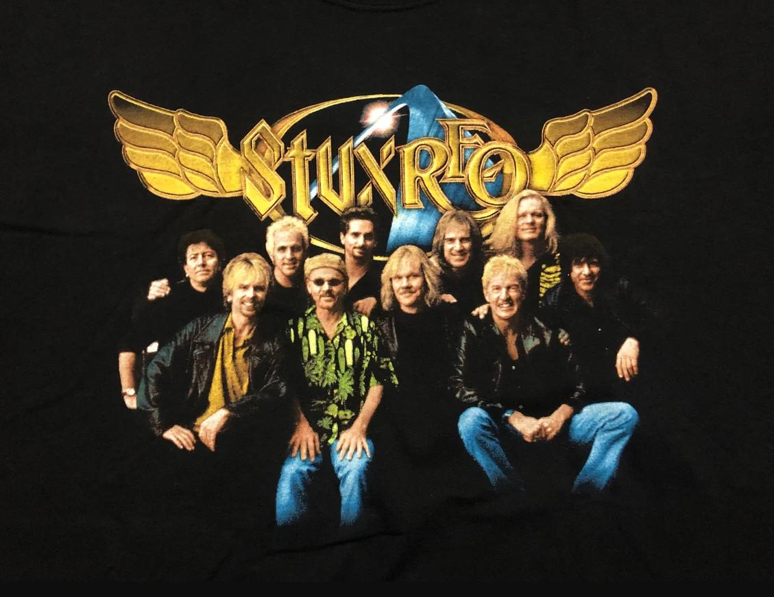 Styx REO Speedwagon thank you for the memories T shirt S-4XL XL