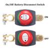 12V-48V Battery Disconnect Switch Negative On/Off Isolator Kill Power Cut Master Isolator Circuit Breaker Parts for Car RVs Boat
