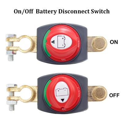 12V-48V Batterietrennschalter Minus Ein/Aus Isolator Kill Stromunterbrechung Hauptisolator Schutzschalterteile für Auto Wohnmobile Boot