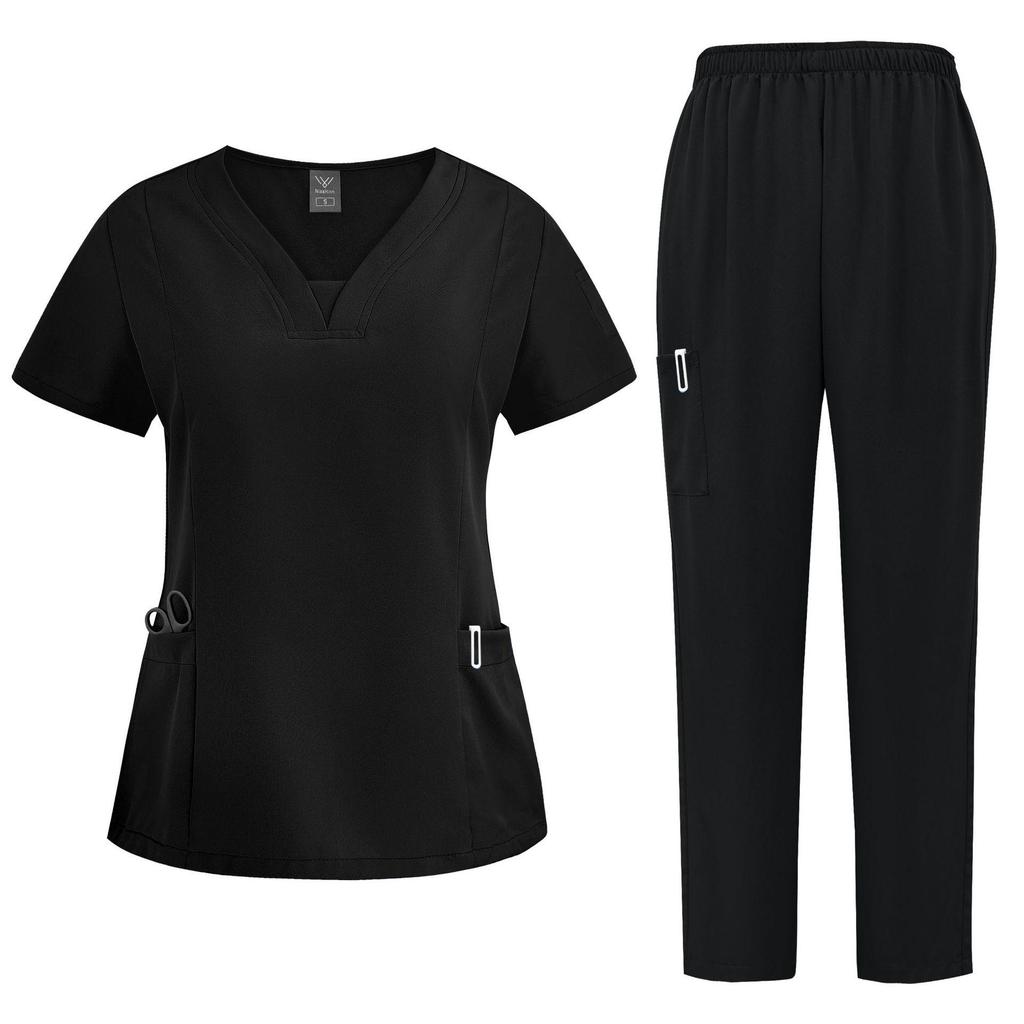 Set di camici chirurgici per uso medico e da salone - Uniforme lavabile a mano per medici, infermieri e professionisti del settore spa