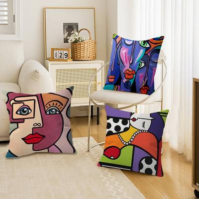 Picasso Paintings Cushion Cover Polyester Sofa Cushions Decorative Throw Pillows Home Decoration Pillowcover