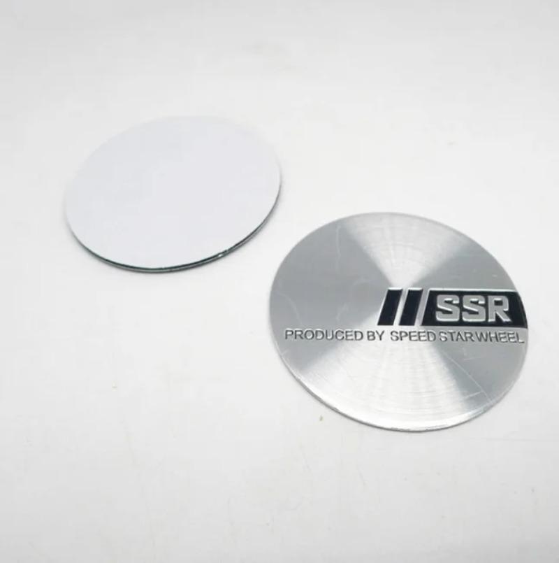 4 pezzi 45mm 50mm Tappi Centrali Cerchi Rays Volk Racing Adesivo Emblema Distintivo Mozzo Cerchi Auto
