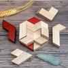 Hexagonal Cylinder 3D Wooden Puzzles Brain Teaser For Adults And Children Iq Challenge Regalos Cumpleaños Niños Para Invitados