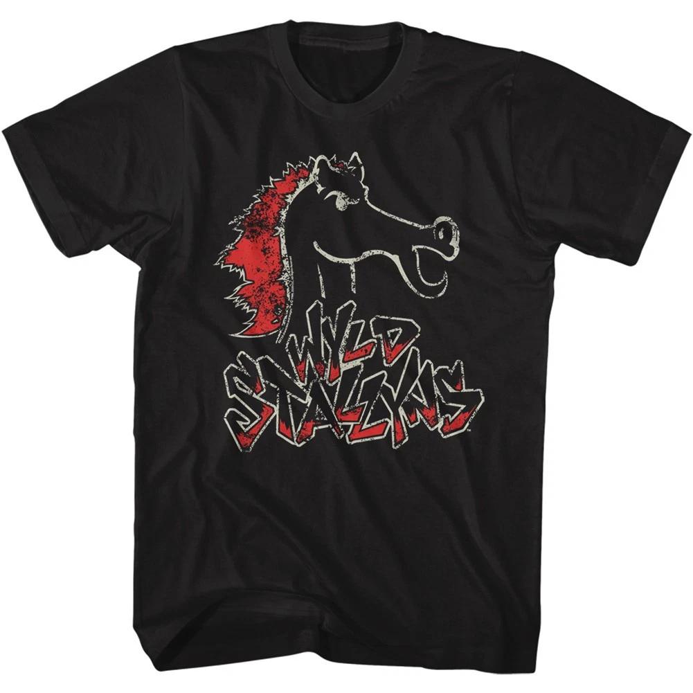 Bill & Ted s Movie Wyld Stallyns Band Horse Logo Men s T shirt L