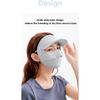 Women Wide Brim Anti UV Face Cover UPF 50+ Full Face Mask Breathable Sunscreen Sports Face Covering SLN4M237