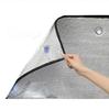 1 Stück Fenster-Wärmedämmfolie 8mm beidseitig Aluminiumfolie Thermische Isolierfolie Kühlend Lichtblockierend Mit Saugnapf