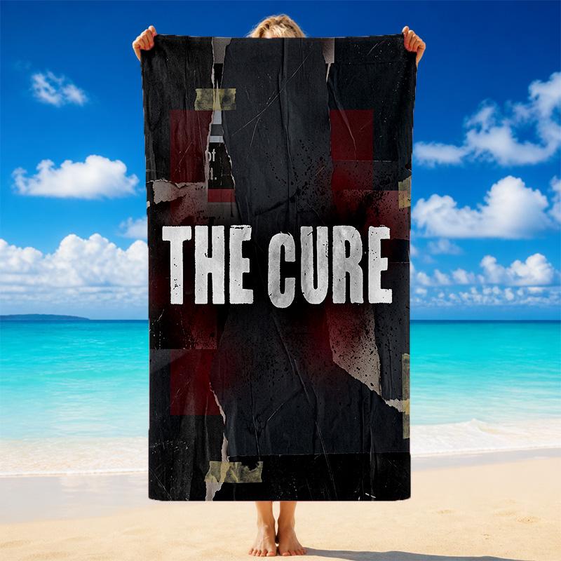 The Cure Druck Mikrofaser Strandtuch Sand?Leichtes, widerstandsfähiges Handtuch für Schwimmen, Outdoor und Reisen