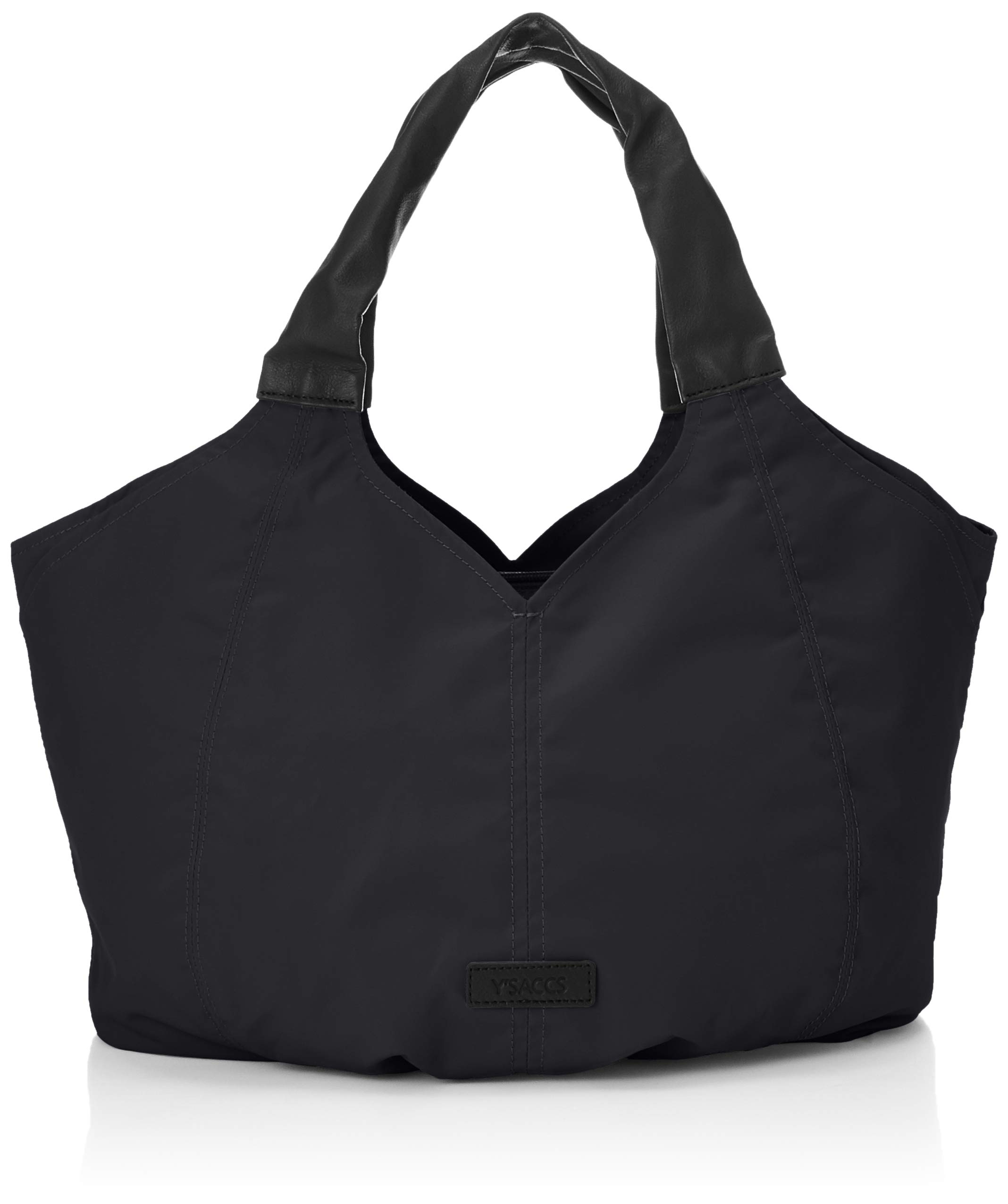 

Recycled Nylon Fluffy Tote M Size Black [Izak] Y01-03-02 Women s чорний