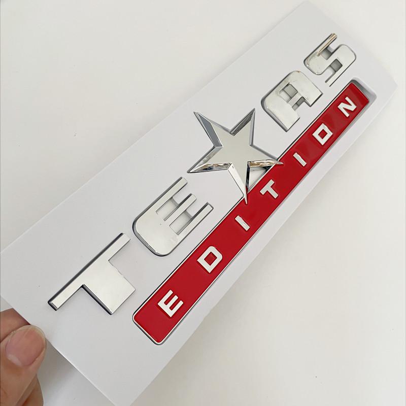 Black Chromed Car Letters ABS 3D for Jeep Renegade Wrangler Patriot Texas Edition Logo Badge Sticker Suitcase Accessories