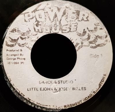 7inch Record LITTLE JOHN & JOSEY WALES - Dance & Studio NONE Power House Jamaica Reggae, Ska & Dub Used