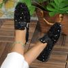2025 New Vintage Sequined Mary Jane Shoes Women's Plus Size Mary Jane Shoes French-Style Flats