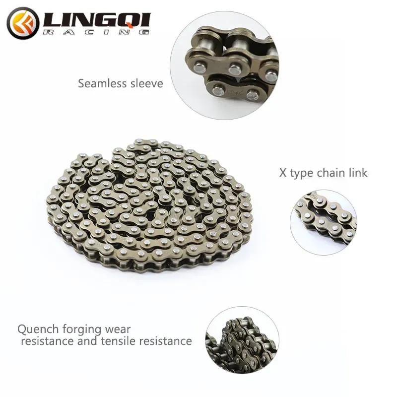LINGQI 25H Chains Scooter Bike Transmission Drive Chain 94 96 98 120 124 138 168L For Pit Dirt Bike Mini Moto Electroc Vehicle
