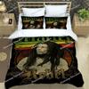 Bob Marley Lion Maple Leaf  Bedding Sets exquisite bed supplies set duvet cover comforter set bedding set luxury birthday gift02