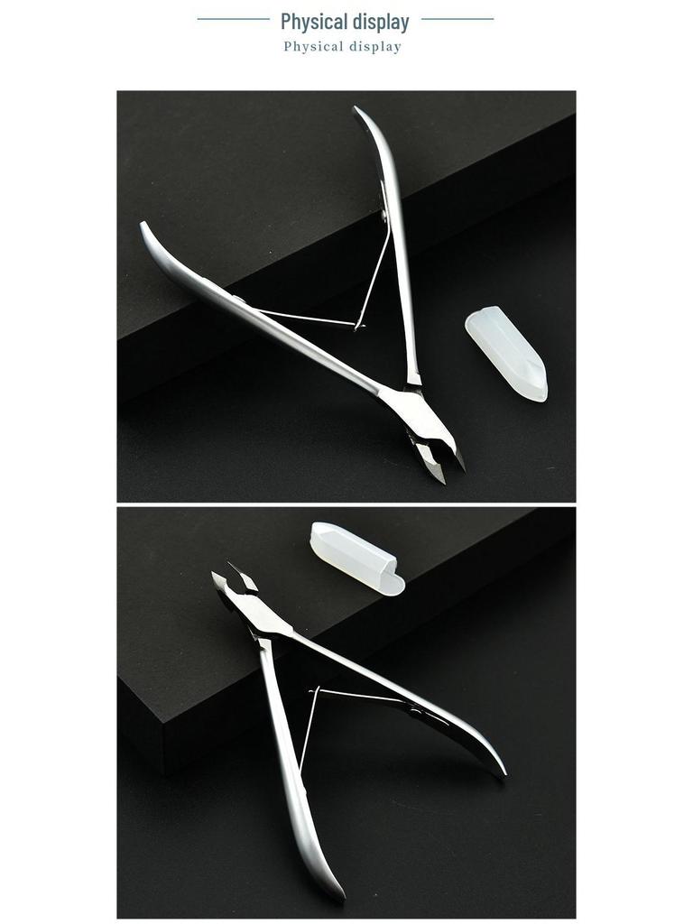 Nail Art Cuticle Nippers: Small Beauty Tweezers for Hangnails and Skin Trimming