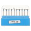10pcs WR 11 Dental Burrs Set Stainless Steel High Speed Handpiece Polishing Burrs Accessory