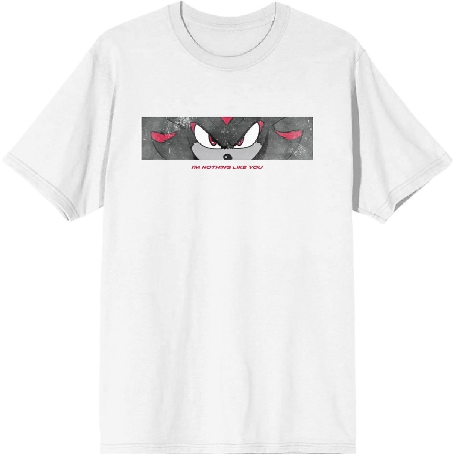 Белая футболка Соник Хеджхог Тень Я совсем не такой, как ты XXXXXL белый