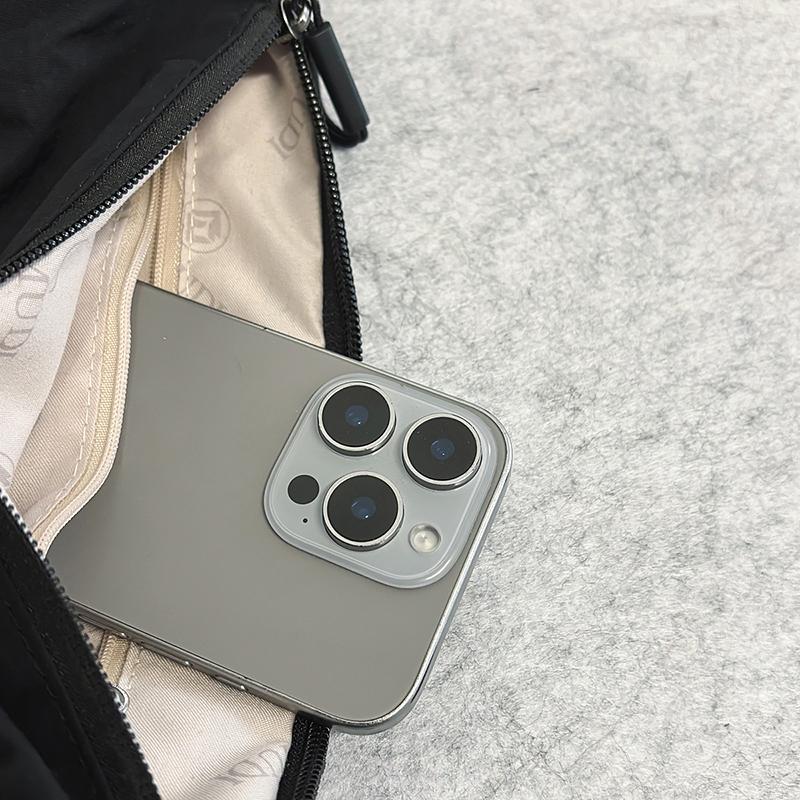 Geantă de umăr ușoară impermeabilă, culoare uni, unisex, geantă crossbody, nailon, ușoară, geantă hobo