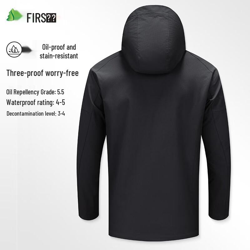 Shanshan Men's Hooded 3-Proof Outdoor Jacket