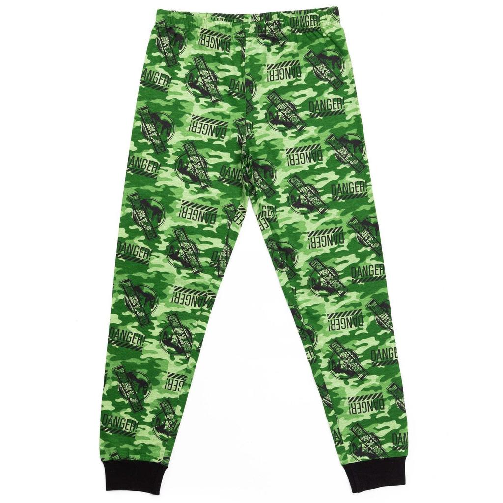 Jurassic World Boys Camo Long-Sleeved Pyjama Set