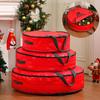 Borsa Porta Decorazioni Natalizie Rotonda Grande Capacità Contenitore Porta Palline Decorazioni Albero di Natale Organizzatore Oggetti Vari Natalizi