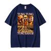 2026 Funny Tung Tung Tung Sahur Meme T Shirt Italian Brainrot New Style Tshirts Unisex Women Fashion Casual Tshirt Summer