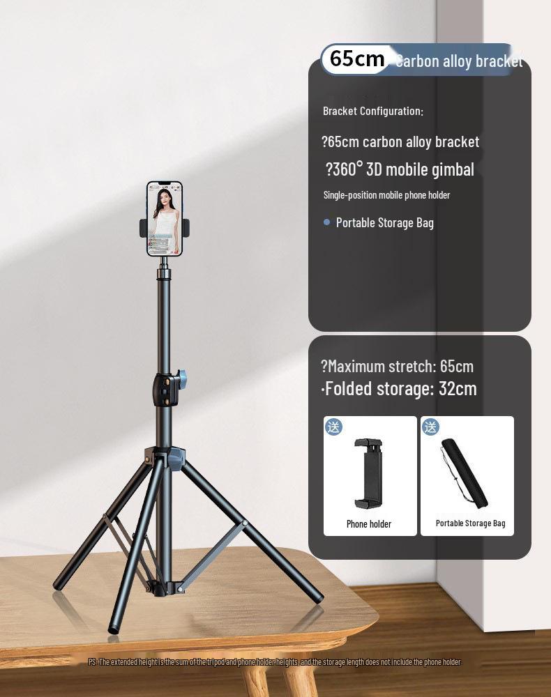 Multi-Function Tripod with Fill Light for Mobile, Live Streaming, Photography, and Video