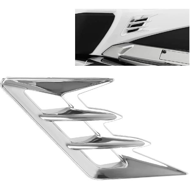 

Side Panel Fender Vent Accent Decorative Trim Chrome Accessories Replacement for Honda Goldwing 1800 GL1800 2018-2021 ABS Plastic Motorcycle Frame