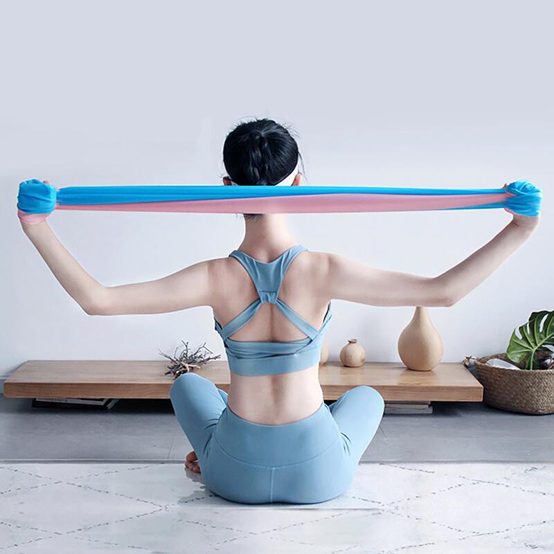 Yoga Physiotherapie Elastisches Band, Fitnessstudio Widerstandsband, Sport Dehntraining Seil, Pilates Dehnfolie