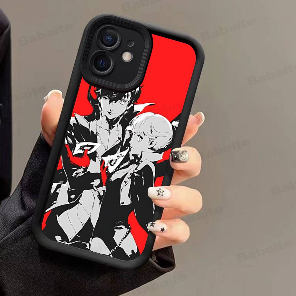 

1pc Classic P-PersonaS Video Game Phone Case For IPhone 17 16 15 14 13 12 11 Pro Max Mini Plus Soft TPU Back Cover iPhone 17 Air