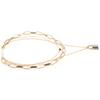Women Simple Layered Necklace Lock Heart Shaped Pendant Necklace Jewelry Accessory(Golden )