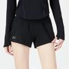 Under Armour Solid Woven Sports Shorts Women Bottoms Black 1342837-001