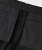 Musinsa Standard Wool Blend Traditional One-Pleat Tapered Slacks [Black]