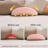 Soft Comfortable Lumbar Support Pillow Ergonomic Design Lower Backrest  Lumbar Protrusion Relief