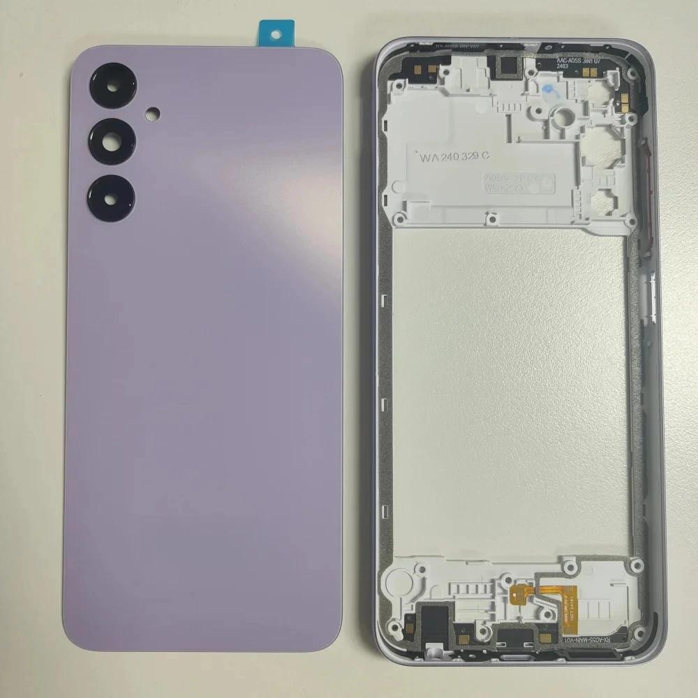 Dla Samsung Galaxy A05S SM-a057F Obudowa Telefonu Środkowa Ramka Tylna Klapka Baterii Etui Panel Pokrywa Tylna