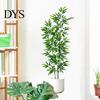 DIY Tropical Room Decor Green Plant Wall Stickers, Monstera Areca Palm Decals, Waterproof Window Stickers PVC Leaf Art for Bedroom Living Home