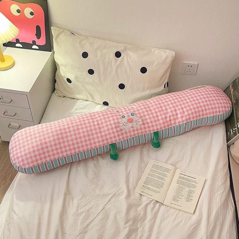 Jedwab lodowy chłodna długa poduszka do spania na boku - Zdejmowany i zmywalny pokrowiec dla dorosłych