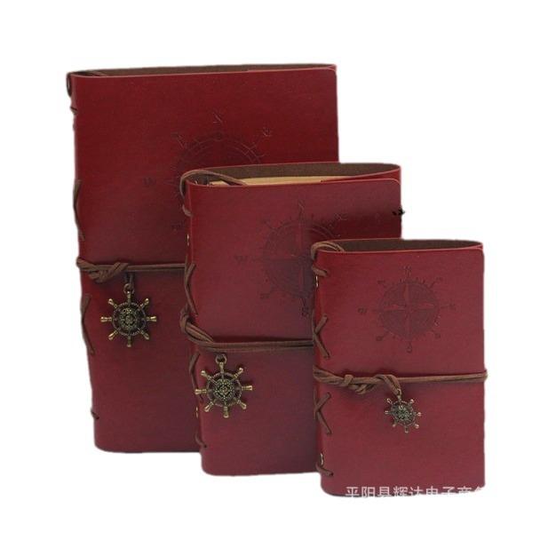 Creative Vintage Pirate Strap Notebook Pocket Book Diary Book