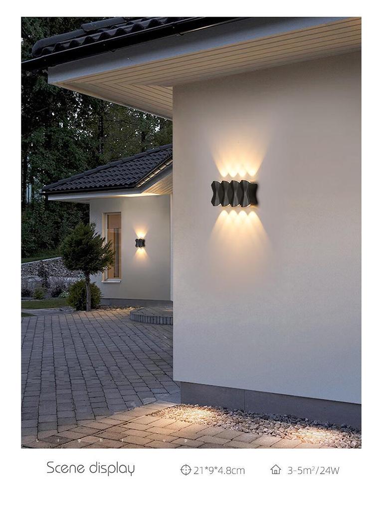 Creative Waterproof Outdoor Wall Light for Doorways, Courtyards, and Balconies