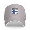 Berretto da Baseball Multifunzione Scudo Bandiera Finlandese Sandwich Unisex Sportivo Casual Cappello da Golf Pesca Outdoor