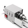 DC 12-24V Lathe Standard Set with Carving Cutter Wood Lathe Mini Woodwork DIY Lathe Beads Machine